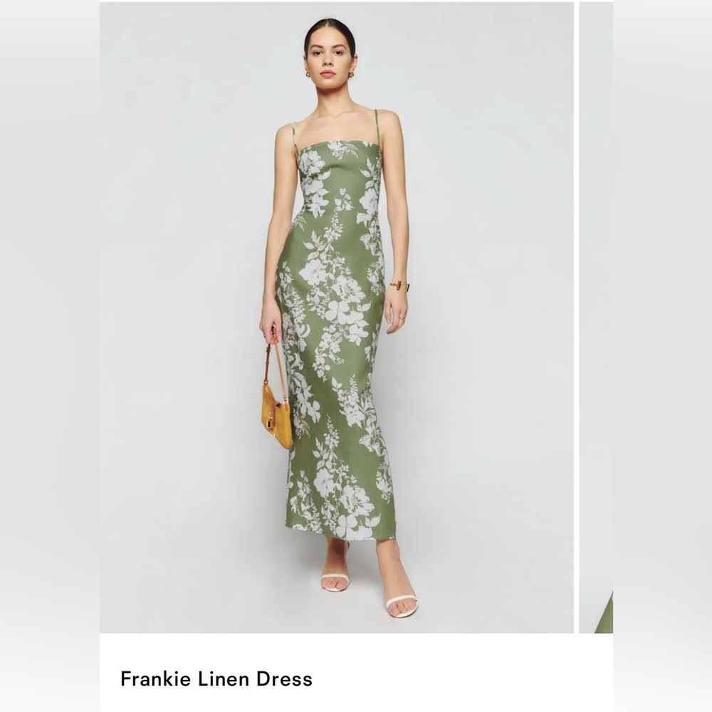 Reformation Frankie 100% Linen Dress Size 6